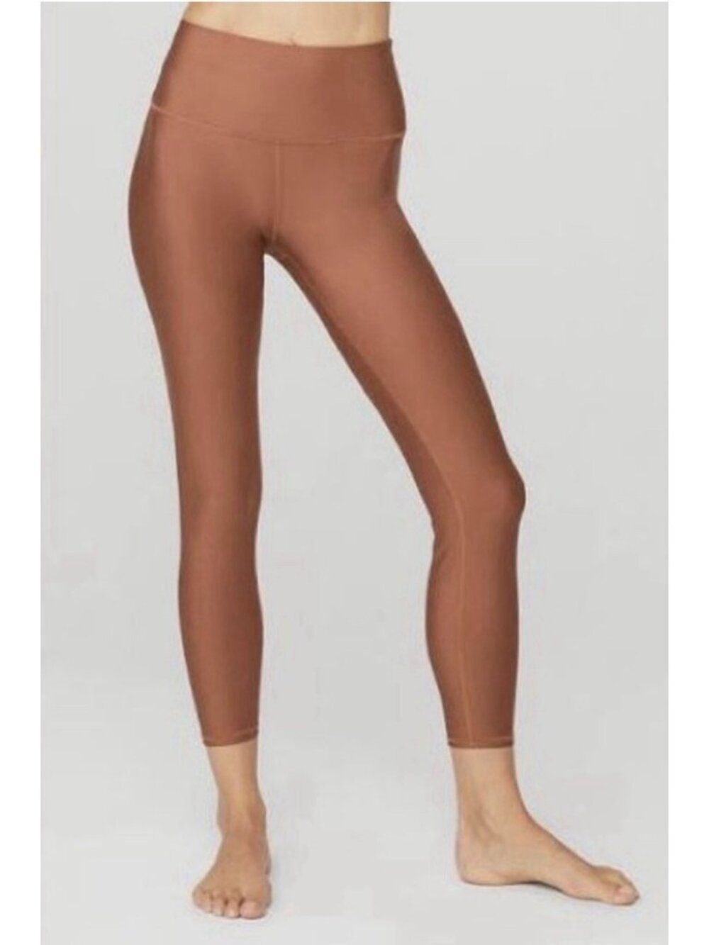 alo airlift 7/8 High Rise Chestnut brown leggings Small